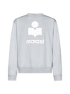 Mikoy Big Logo Cotton Sweatshirt Light Blue - ISABEL MARANT - BALAAN 1