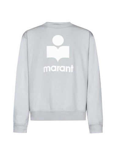 Mikoy Big Logo Cotton Sweatshirt Light Blue - ISABEL MARANT - BALAAN 1