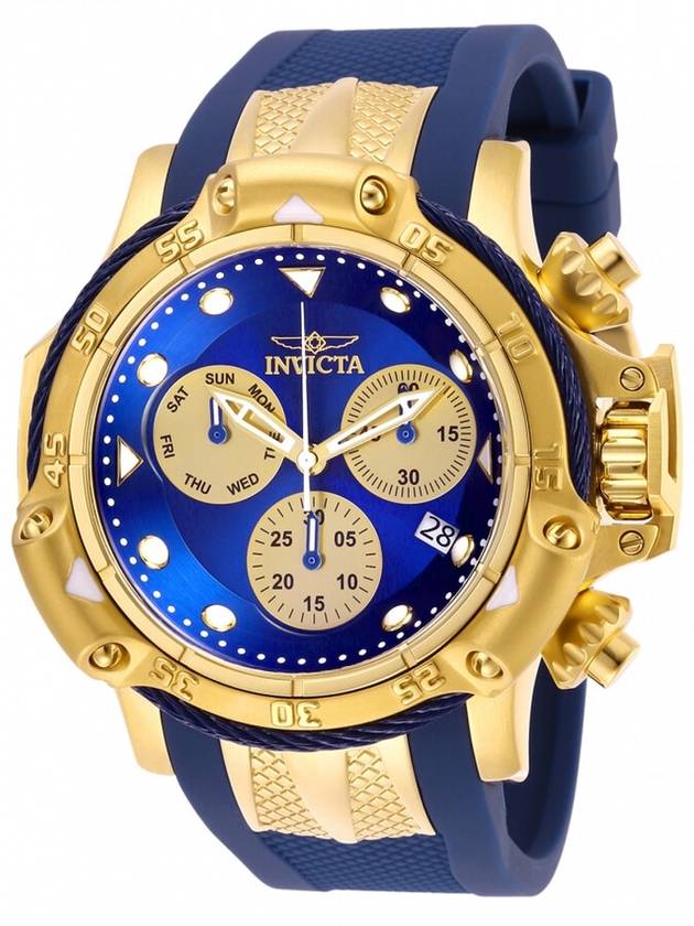 Invicta Subaqua Chronograph Date Day Blue Dial Men's Watch 26966 - INVICTA - BALAAN 1