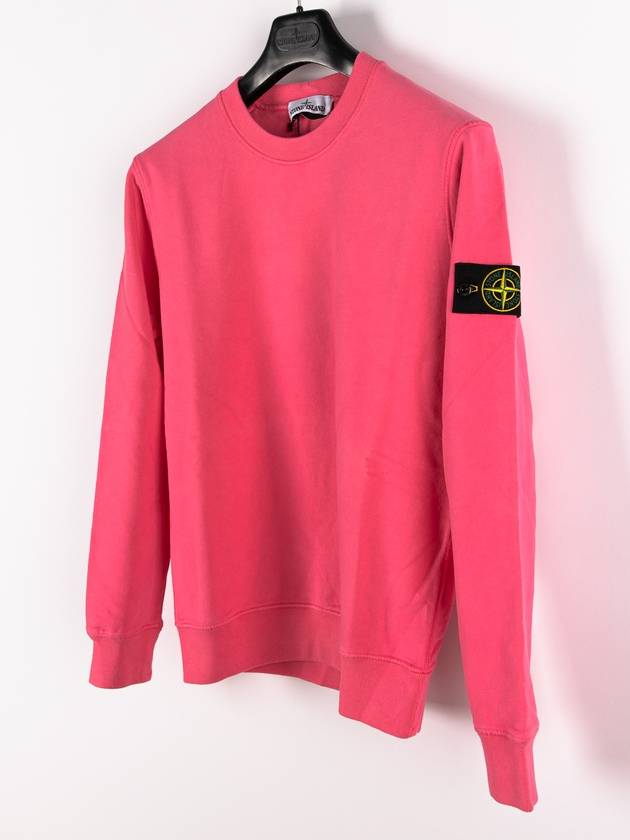 Wappen Patch Crewneck Sweatshirt Pink - STONE ISLAND - BALAAN 3