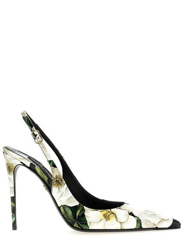 Dolce & Gabbana Floral Slingback - DOLCE&GABBANA - BALAAN 1