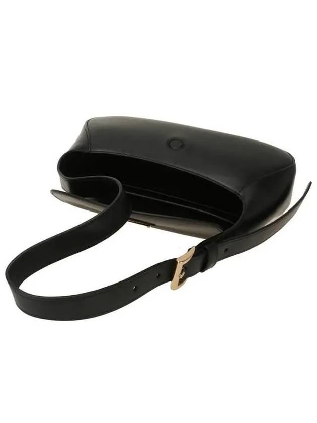 Small Leather Shoulder Bag Black - PRADA - BALAAN 5