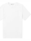 Casual Logo Short Sleeve T-Shirt White - Y-3 - BALAAN 10