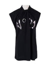 Logo twist neck t shirt black F081 4157 9000 - Nº 21 - BALAAN 2