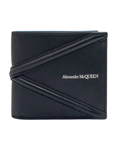 Harness Billfold Half Wallet Black - ALEXANDER MCQUEEN - BALAAN 1