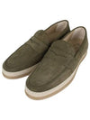 Suede Penny Loafer Khaki - TOD'S - BALAAN 2