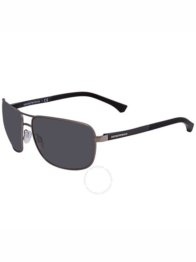 Emporio Armani Grey Navigator Men's Sunglasses EA2033 313087 64 - EMPORIO ARMANI - BALAAN 1