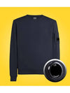 Light Fleece Sweatshirt Navy - CP COMPANY - BALAAN 7