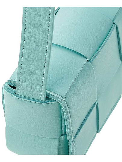 Intrecciato Cassette Small Cross Bag Celadon - BOTTEGA VENETA - BALAAN 8