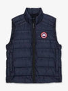 Crofton Logo Patch Padding Vest Atlantic Navy - CANADA GOOSE - BALAAN 2