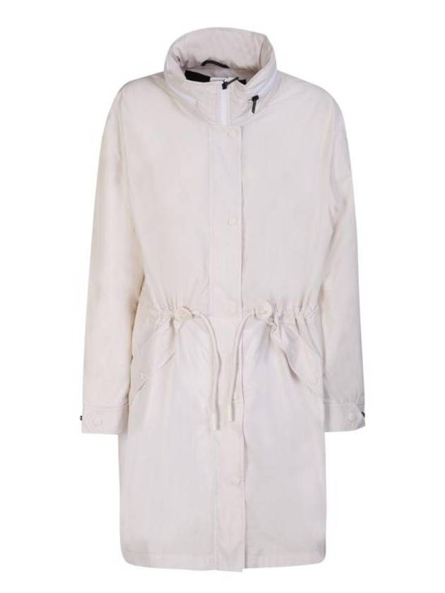 Osgoode Drawstring Waist Windbreaker White - MOOSE KNUCKLES - BALAAN 1