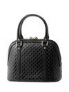 Microssima Small Dome Tote Bag Black - GUCCI - BALAAN 8