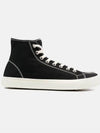 Tabi Split Toe High Top Sneakers Black - MAISON MARGIELA - BALAAN 4