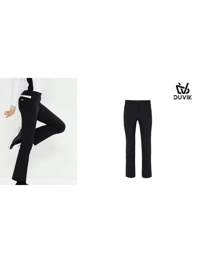 spandex back color semi bootcut pants DC3WPT002BK - DUVIK - BALAAN 5