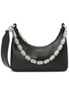 Moon Cut-out Chain Small Shoulder Bag Black - GIVENCHY - BALAAN 2