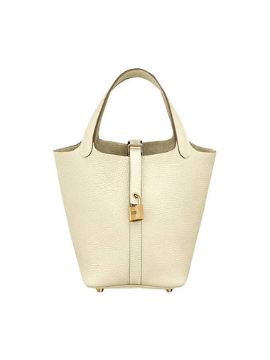 Picotan Rock 18 Gold Tote Bag Nata - HERMES - BALAAN 1