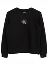 Monologo Sweatshirt Black - CALVIN KLEIN - BALAAN 2