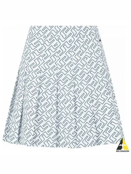 Women's Adina Print Skirt White - J.LINDEBERG - BALAAN 2