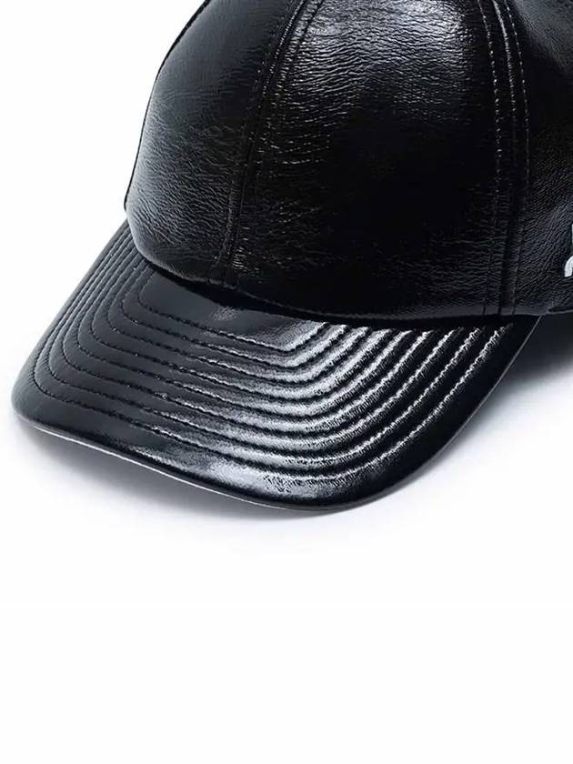 Reedition Vinyl Ball Cap Black - COURREGES - BALAAN 5