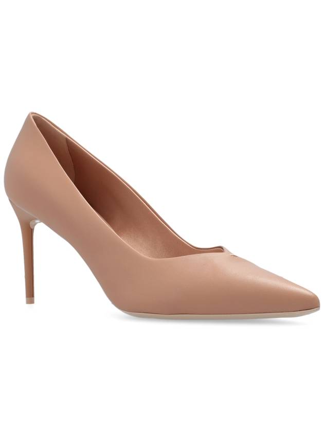 Max Mara Leather Stiletto Pumps, Women's, Beige - MAX MARA - BALAAN 4