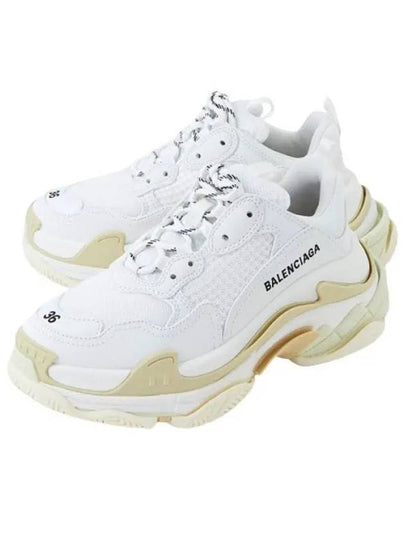 Triple S Low-Top Sneakers White - BALENCIAGA - BALAAN 2