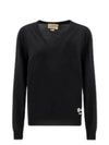 Women's Horsebit Knit Top Black - GUCCI - BALAAN 2