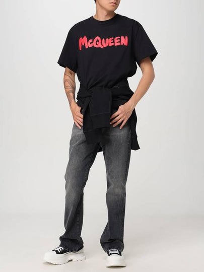 T-shirt di cotone Alexander McQueen - ALEXANDER MCQUEEN - BALAAN 2