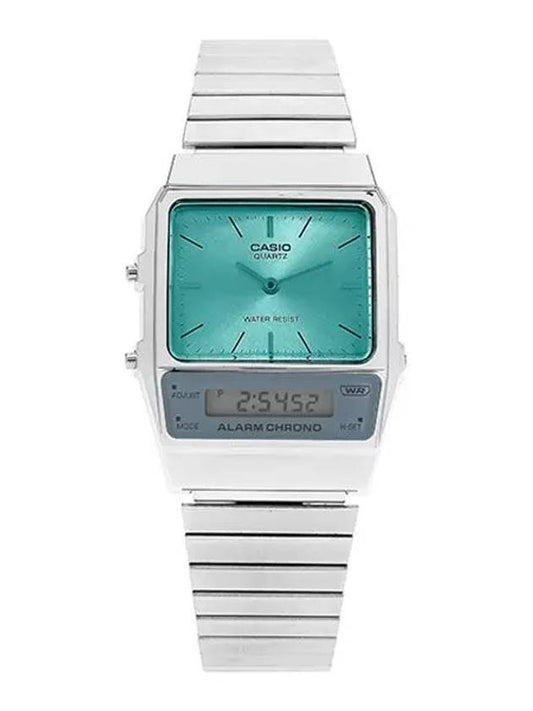 AQ 800EC 2ADF 2A Analog Digital Square Vintage Retro Metal Watch - CASIO - BALAAN 1