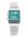 AQ 800EC 2ADF 2A Analog Digital Square Vintage Retro Metal Watch - CASIO - BALAAN 5