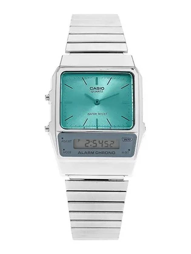 AQ 800EC 2ADF 2A Analog Digital Square Vintage Retro Metal Watch - CASIO - BALAAN 2