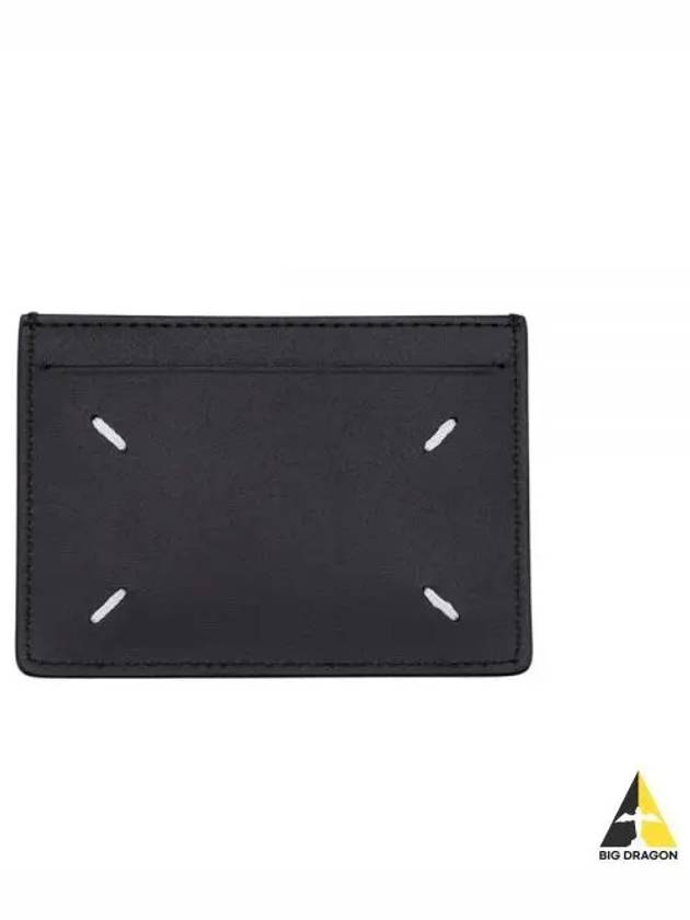 Four Stitch Card Wallet Black - MAISON MARGIELA - BALAAN 2