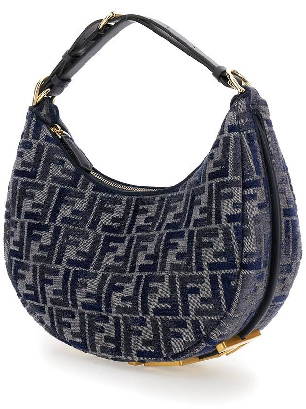 Graphy Small Shoulder Bag Dark Blue - FENDI - BALAAN 3