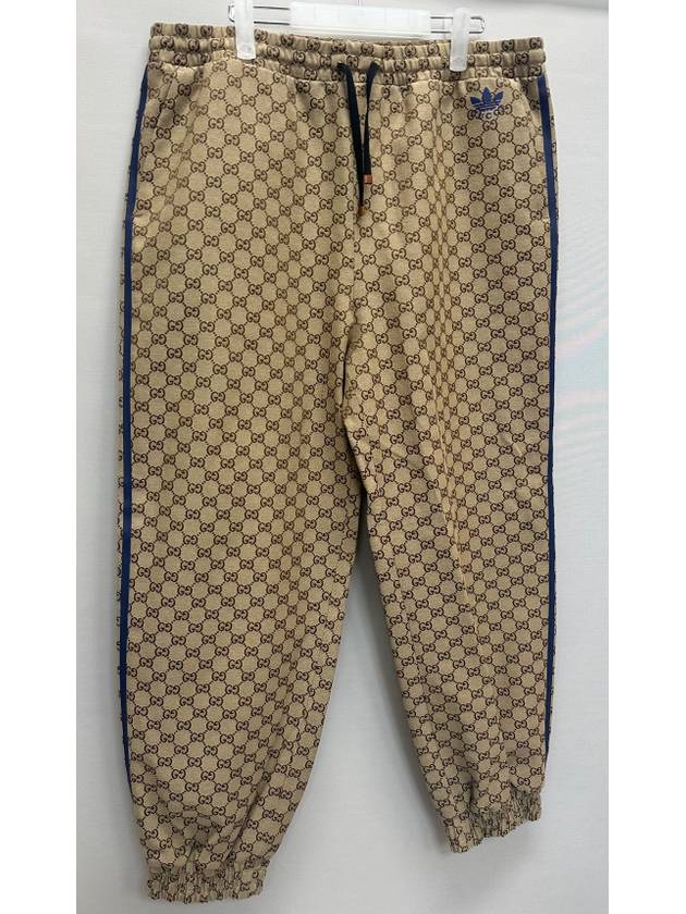 x Adidas Line Ribbed GG Canvas Pants - GUCCI - BALAAN 2