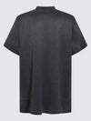 Slogan Print Oversized Short Sleeve T-Shirt Black - BALENCIAGA - BALAAN 5