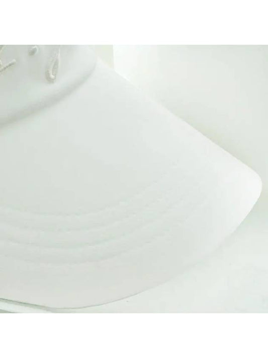 Golf Wear Simple Color Embroidered Sun Cap White - J JANE - BALAAN 2