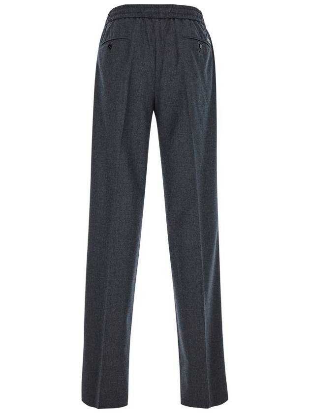 Grey High Waist Pants In Wool Man - DOLCE&GABBANA - BALAAN 2