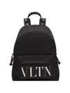 VLTN Nylon Backpack Black - VALENTINO - BALAAN 1