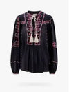 Kiledia Embroidery Blouse Black - ISABEL MARANT - BALAAN 2