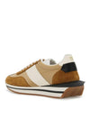 Logo James Panel Low Top Sneakers Brown - TOM FORD - BALAAN 4