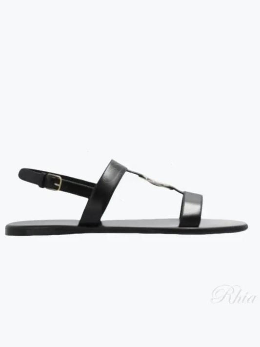 Capri Leather Nappa Sandals Black - SALVATORE FERRAGAMO - BALAAN 2