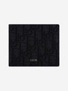 Wallet Black  Oblique Jacquard - DIOR - BALAAN 2