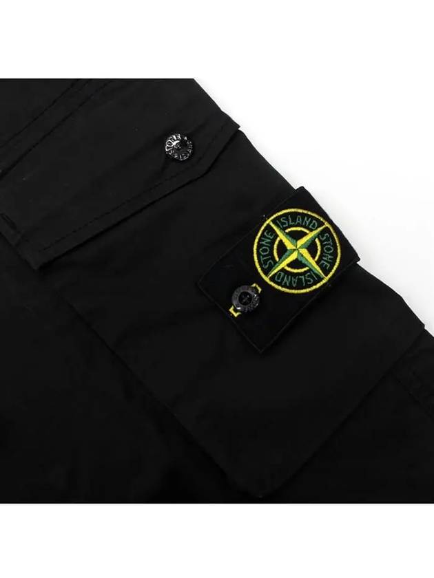 stretch cotton cargo pants - STONE ISLAND - BALAAN.