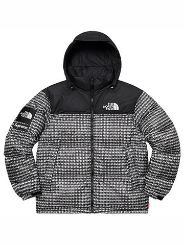 North Face Stud Nuptse Padding Black - SUPREME - BALAAN 1