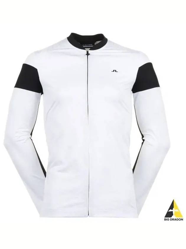 Charles Technical Zip Mid Layer Jacket White - J.LINDEBERG - BALAAN 2