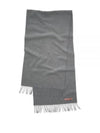 Wool Fringe Scarf Grey Melange - ACNE STUDIOS - BALAAN 2