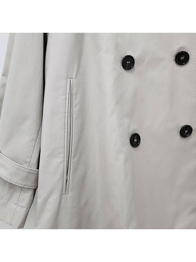 The Cube TITRENCH Tea Trench Water Repellent Trench Coat Ecru 2419021014600 002 - MAX MARA - BALAAN 5