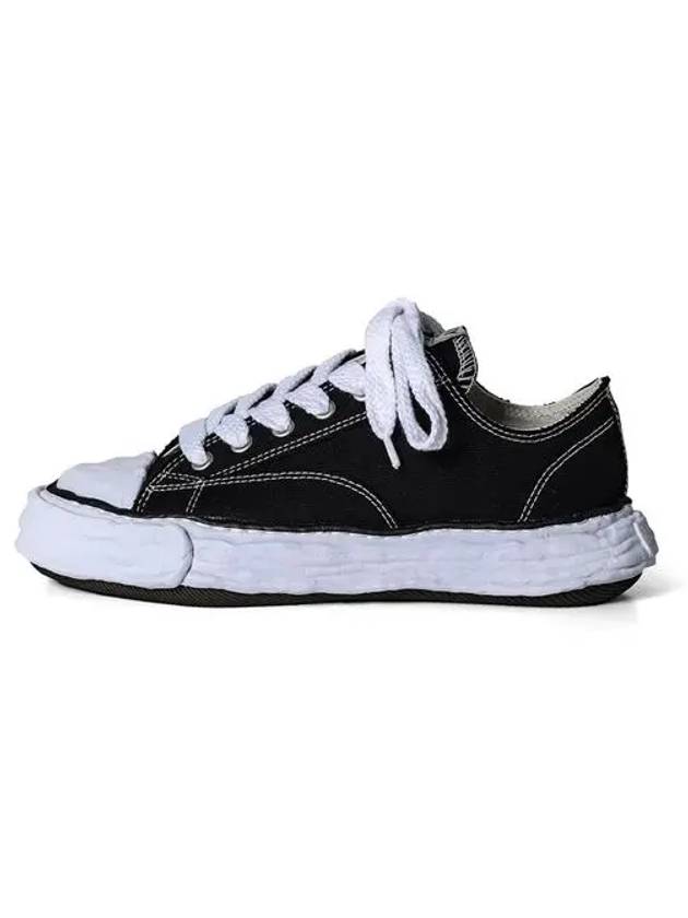 Peterson23 OG Sole Canvas Low Top Sneakers Black - MAISON MIHARA YASUHIRO - BALAAN 3