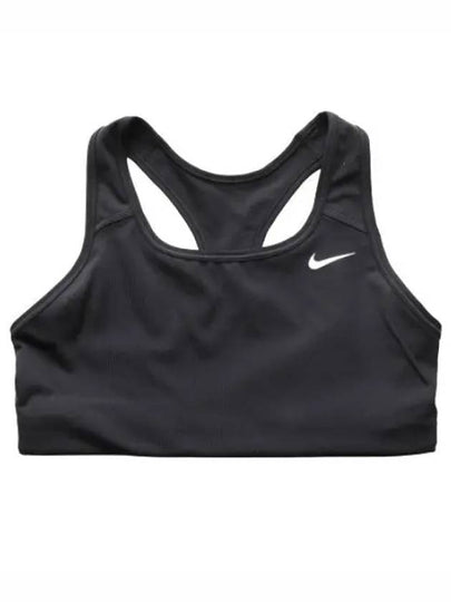 Women's Swoosh Medium Non Padded Sports Bra Black - NIKE - BALAAN 2