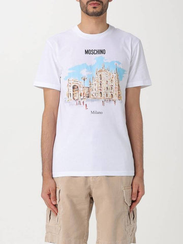 T-shirt Moschino Couture con stampa Milano - MOSCHINO - BALAAN 1