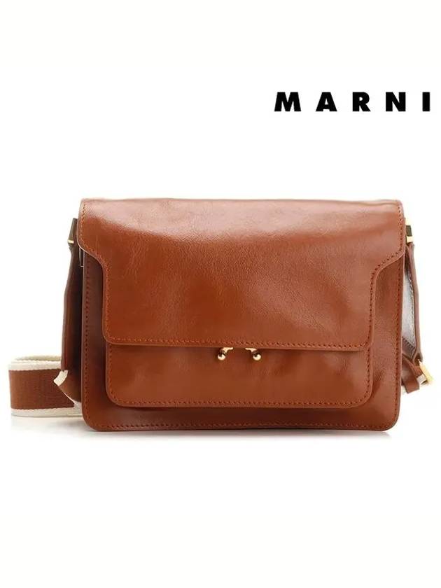 Trunk Soft Medium Cross Bag Brown - MARNI - BALAAN 3